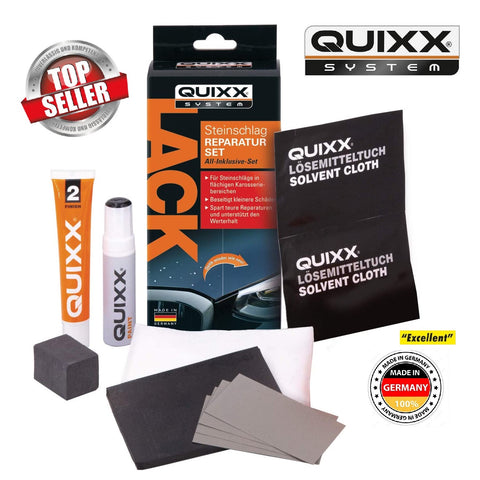 Комплект за заличаване Следи от Камъчета ЧЕРЕН цвят Quixx 10292 Stone Chip Repair Kit Black