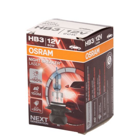 Крушка HB3 OSRAM 12V, 60W P20D, серия: Night Breaker Laser +150%
