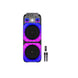 Преносима Bluetooth караоке тонколона 21502 с 2 x 12 инча говорители