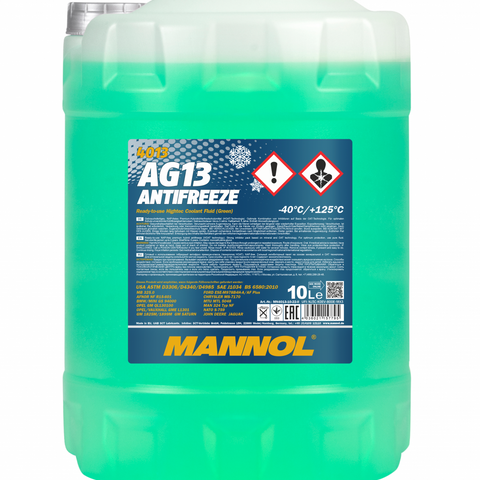 MANNOL AG13 Longterm Антифриз  ЗЕЛЕН 10л.