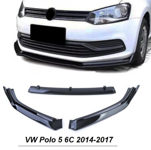 Спойлер Лип Преден Броня  VW Polo-5 6C 2014-17