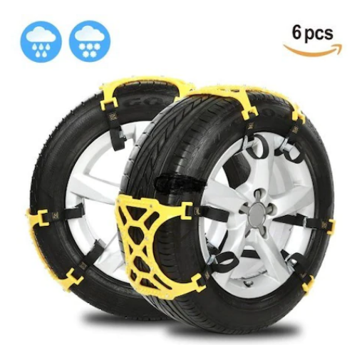 Вериги за сняг НОВ МОДЕЛ P6, PVC/ПВЦ, 6бр