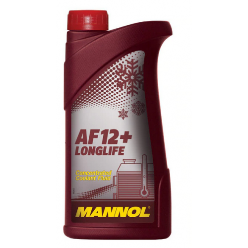 Антифриз концентрат MANNOL AF12 червен (-76 ), 1л