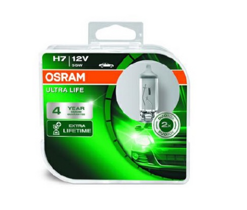 Крушка H7/ OSRAM 12V, 55W, тип фасунга: PX26D, серия: Ultra Life