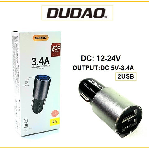 Зарядно за Запалка - DUDAO -2 USB