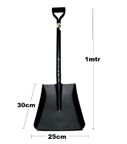 ЛОПАТА -за голяма метлна черна 1метър