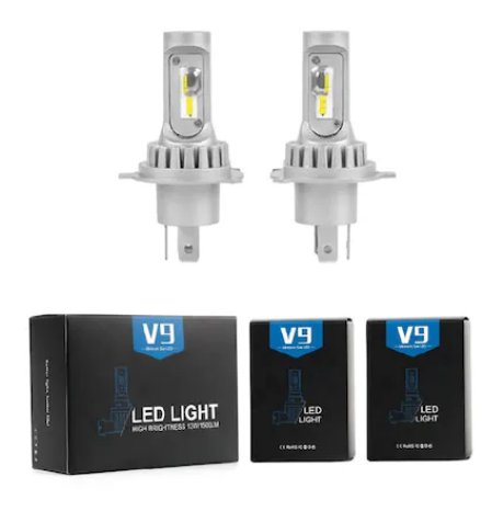 LED Диодни крушки 2бр./ к-т V9, Н4-13W, 3500Lm 6000K