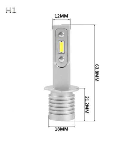 Диодни крушки за фарове, V9, H1, LED Headlight H1, 26W, 12-24V, IP27, 3000Lm,6000К