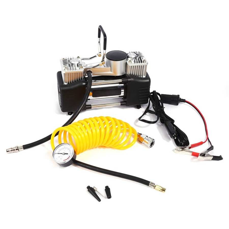 Компресор Двубутален с лампа 12V
