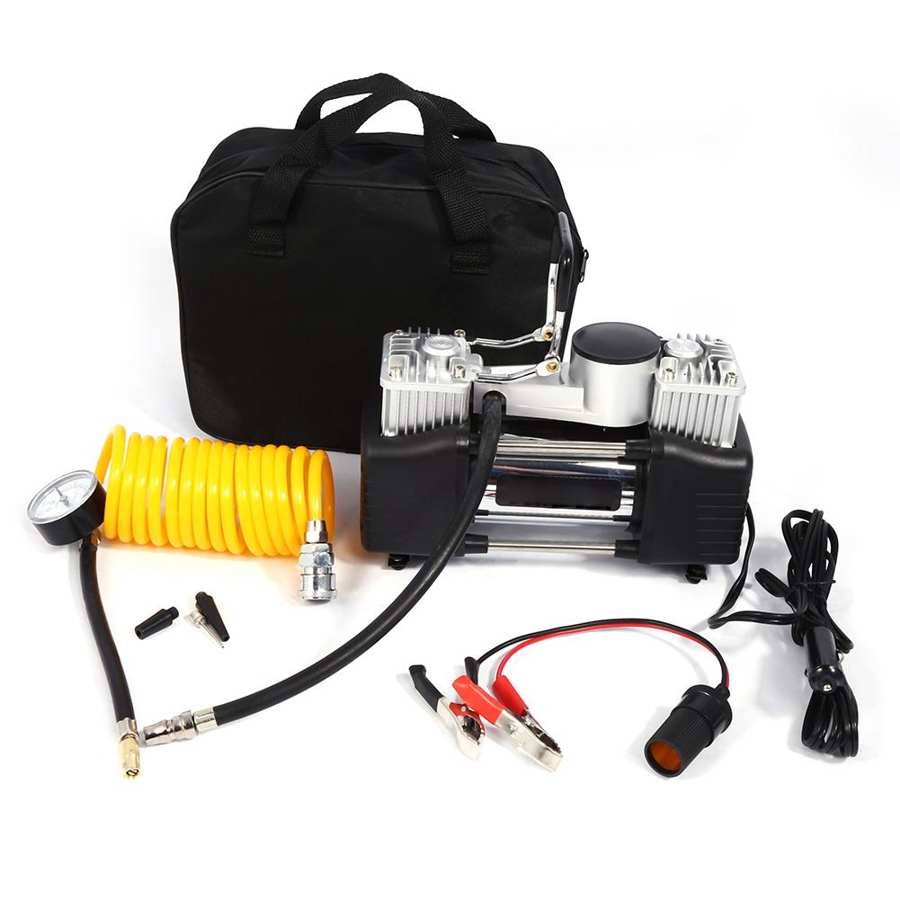 Компресор Двубутален с лампа 12V