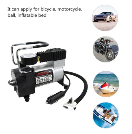 Компресор за гуми 12V - Сив