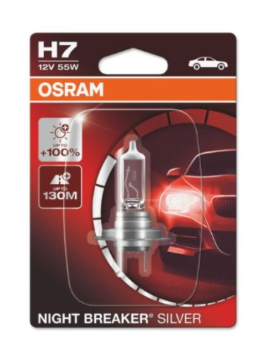 Крушка H7, 12V, 55W, тип фасунга: PX26D, серия: Night Breaker Silver