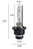 Ксенон крушка D2S, 5000K, 35W, 12V, 2 броя к-т