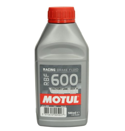 Motul FACTORY LINE RBF600 спирачна течност DOT4 кипене 0.5л 312 C