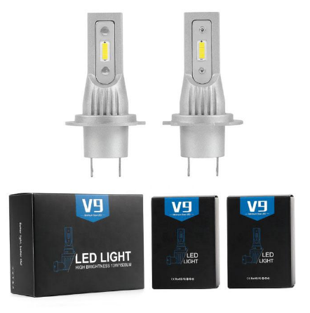 Диодни крушки за фарове / LED V9, H7 2бр. к-т