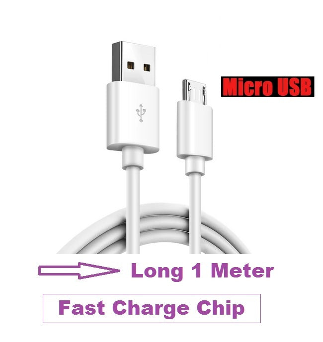 Кабел за зареждане Micro USB - 1м. - 3302-3