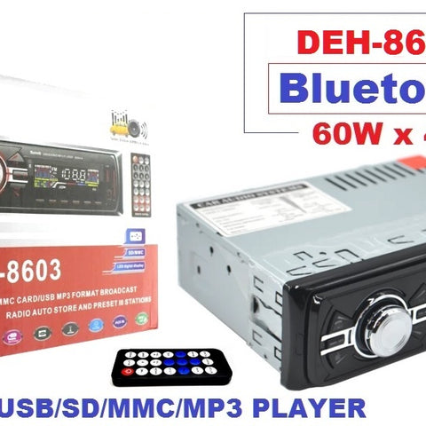 Радио с MP3 плейър с блутут + USB (DEH-8603)